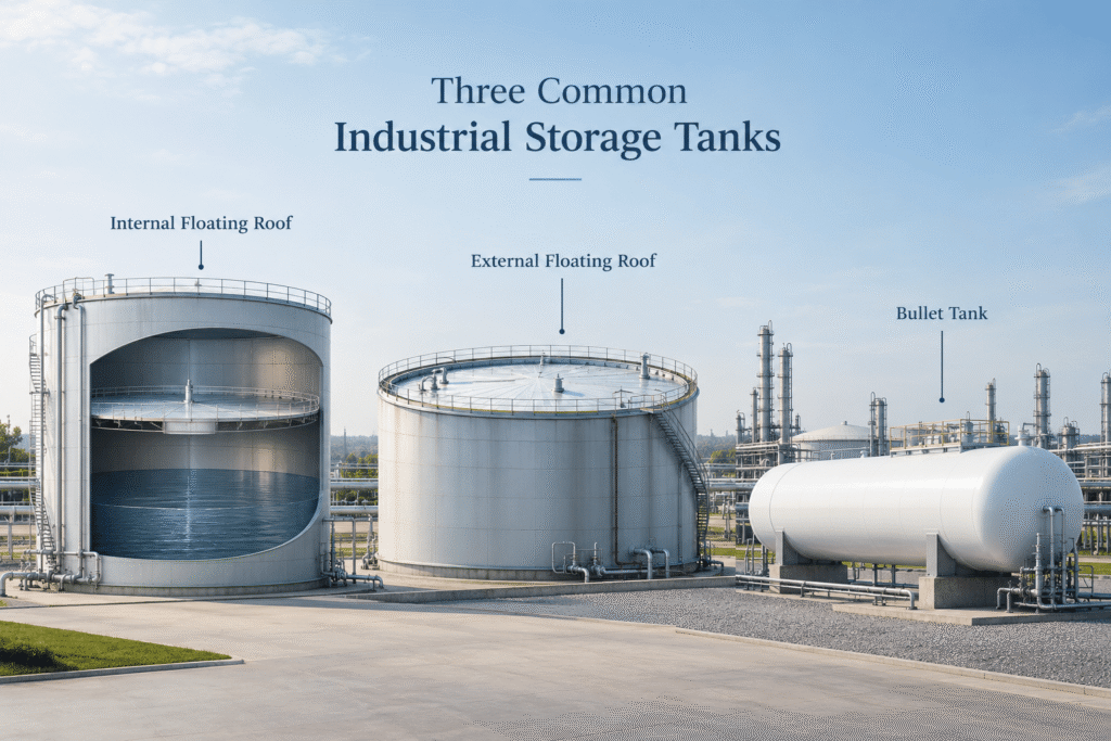 3 Common Industrial Storage Tanks to Know About