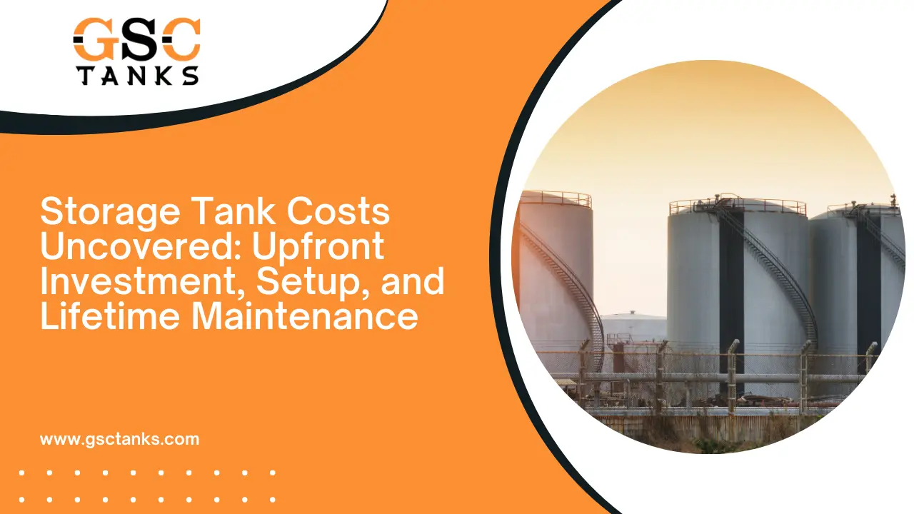 Storage Tank Costs Uncovered: Upfront Investment, Setup, and Lifetime Maintenance