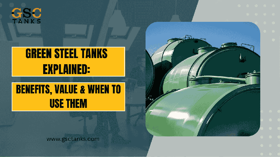 Green Steel for Industrial Tanks: Is It Worth the Investment?