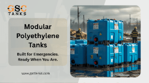 Modular Polyethylene Tanks Essential for Urgent Disaster Relief