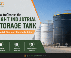 How to Choose the Right Industrial Storage Tank (Material, Size, and Standards Guide)
