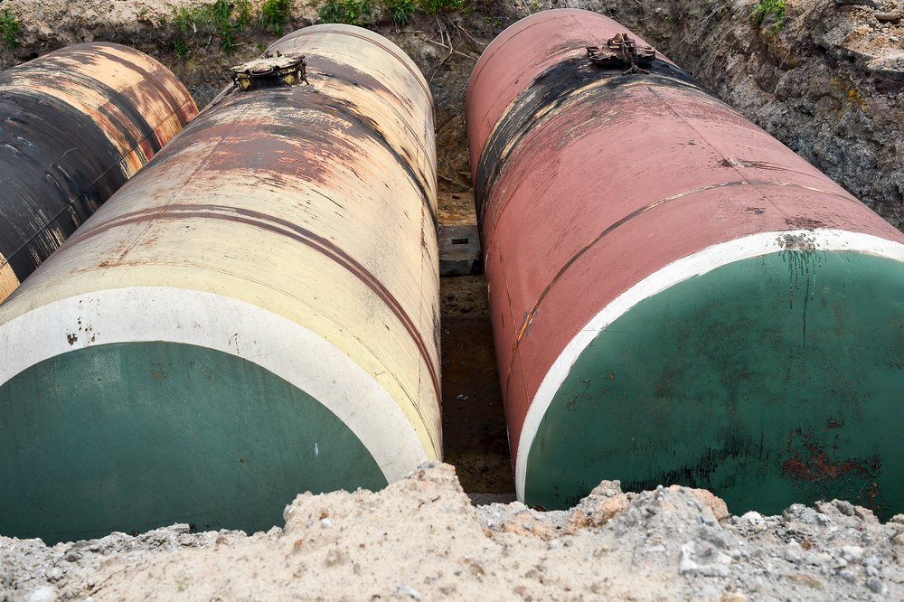 Fiberglass Underground Fuel Storage Tanks
