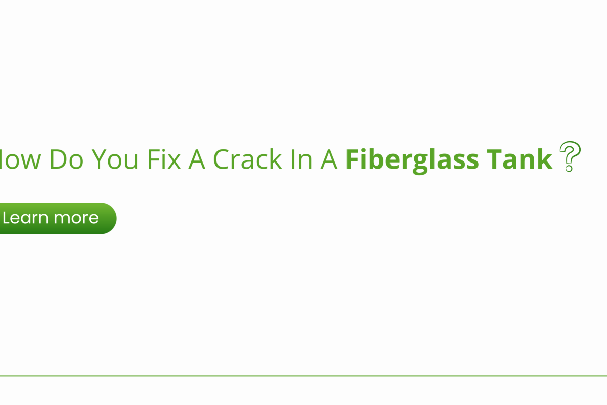 how do you fix a crack in a fiberglass tank