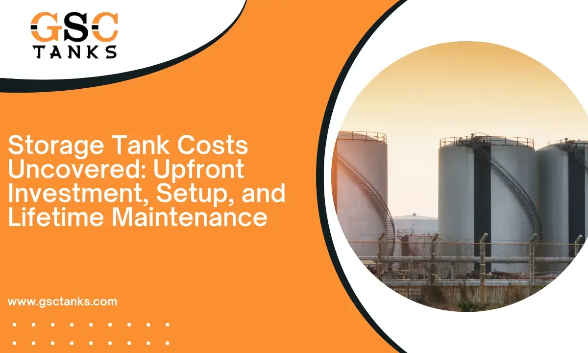 Storage Tank Costs Uncovered: Upfront Investment, Setup, and Lifetime Maintenance