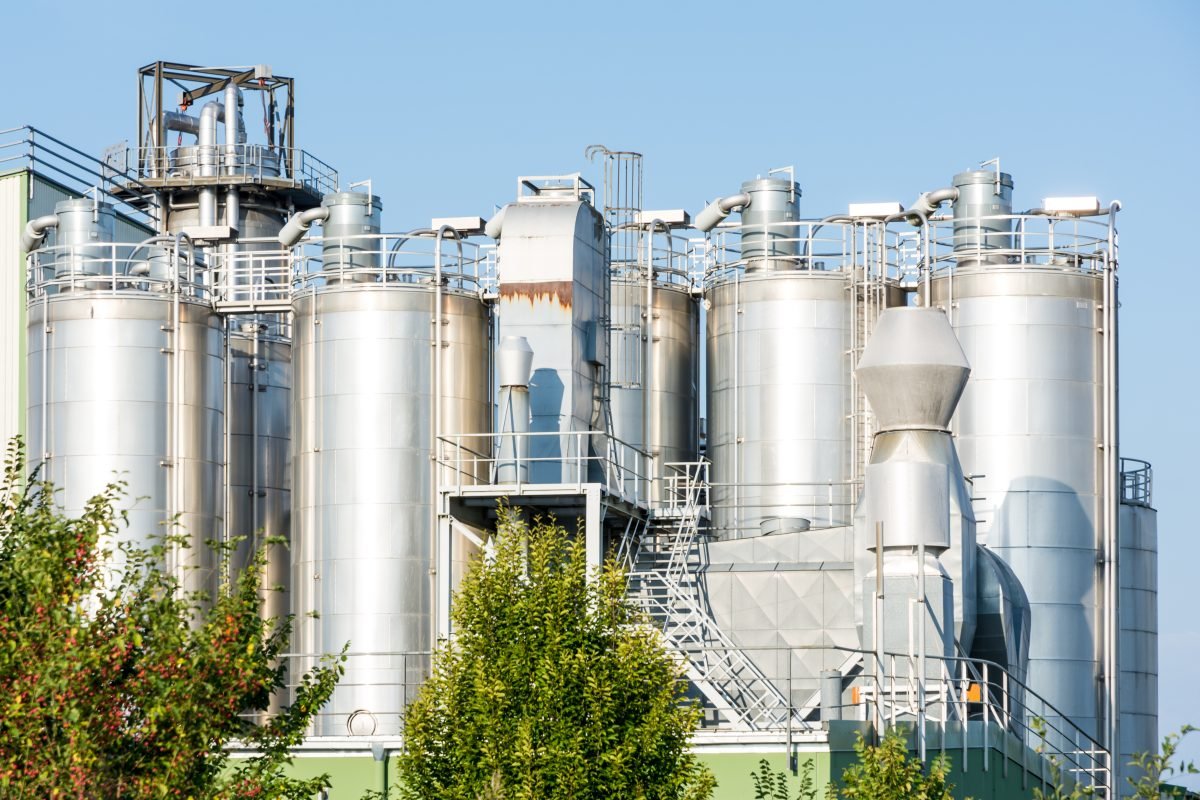 chemical storage tanks with secondary containment